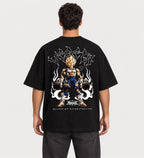 Camiseta Oversized Suedine Crown Of Iron