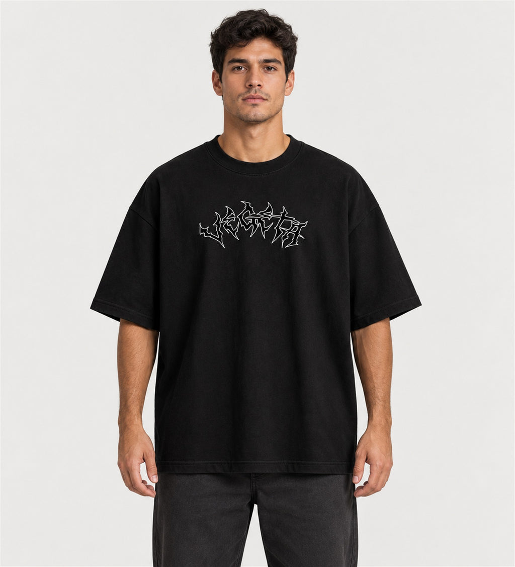 Camiseta Oversized Suedine Crown Of Iron