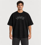 Camiseta Oversized Suedine Crown Of Iron
