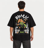 Camiseta Oversized Suedine Primal Blood Broly