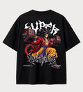 Camiseta Oversized Suedine Goku SSJ4 Deadlift