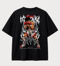 Camiseta oversized Ippo Makunouchi Hajime no Ippo – costas, cor preta