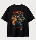 Camiseta oversized Pokémon Ash Master of All – costas, cor preta