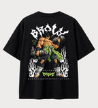 Camiseta Oversized Suedine Primal Blood Broly
