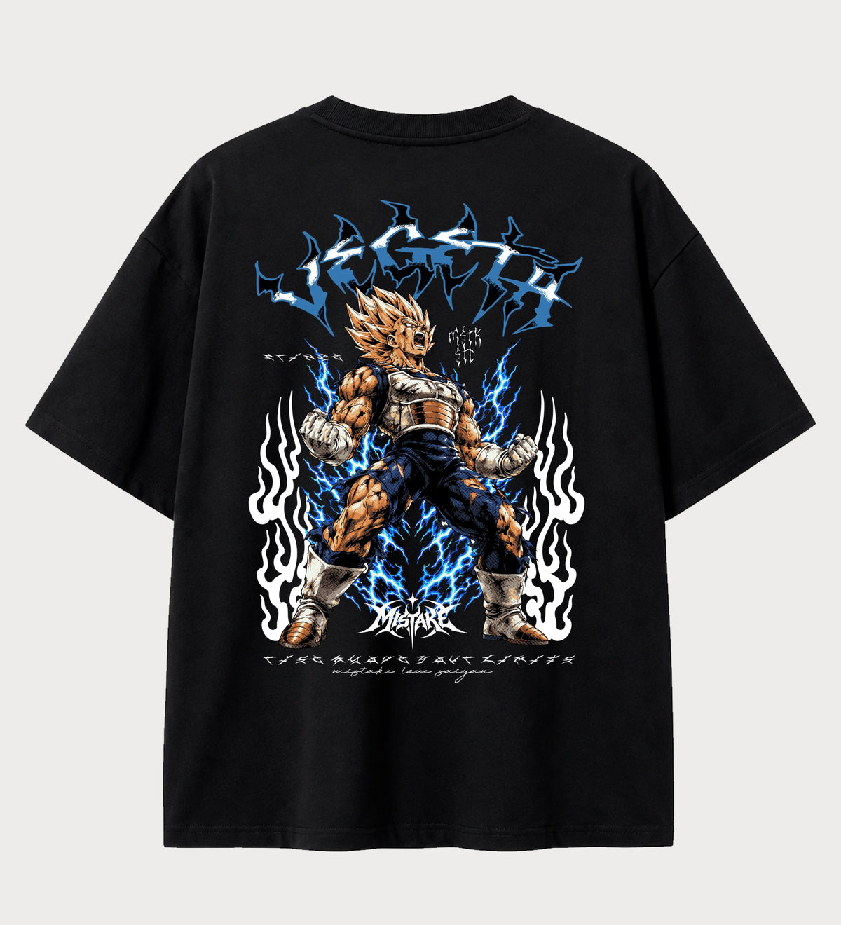 Camiseta Oversized Suedine Royal Ascension Vegeta