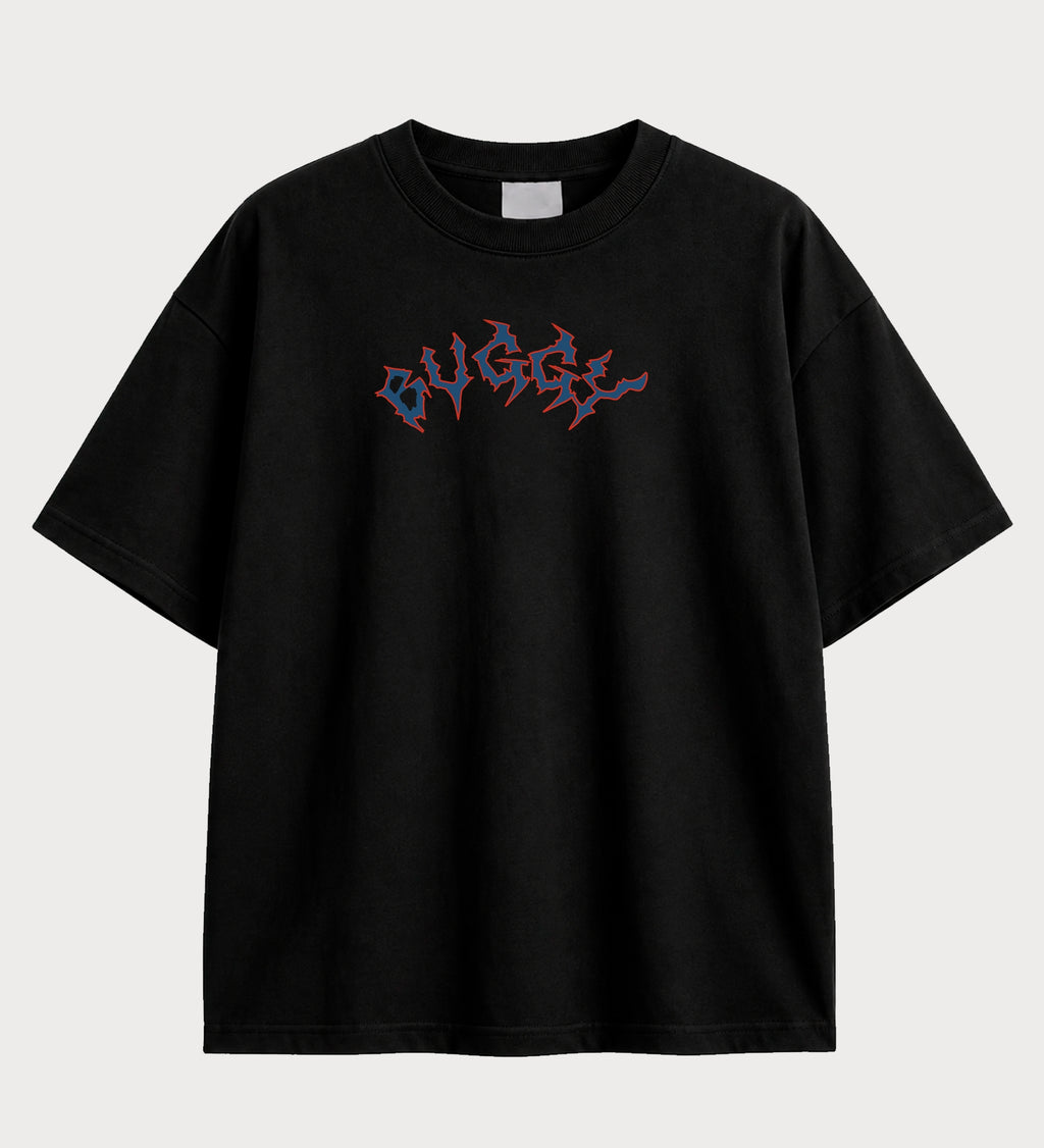 Camiseta oversized Buggy Ambition Above All One Piece – frente, cor preta