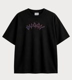 Camiseta oversized Buggy Ambition Above All One Piece – frente, cor preta