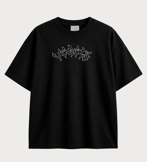 Camiseta Oversized Suedine Crown Of Iron