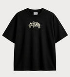 Camiseta oversized Goku Black Deadlift – frente, cor preta