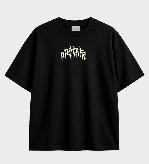 Camiseta oversized Goku Black Deadlift – frente, cor preta