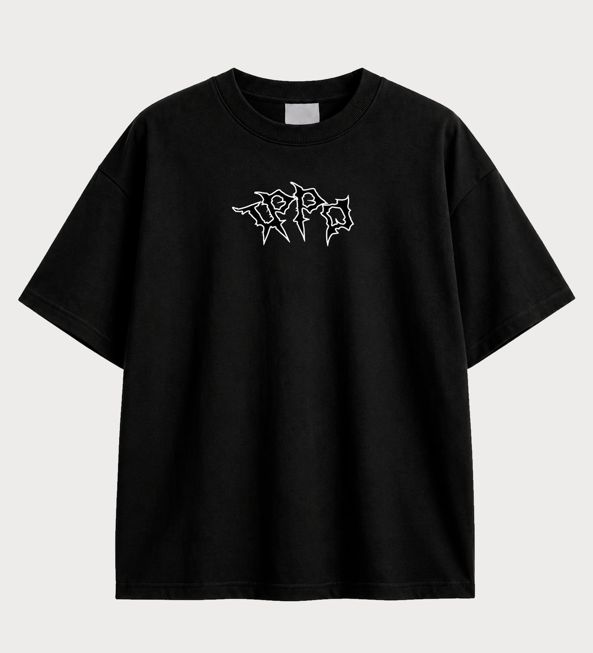 Camiseta oversized Ippo Makunouchi Hajime no Ippo – frente, cor preta