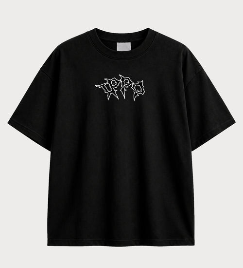 Camiseta oversized Ippo Makunouchi Hajime no Ippo – frente, cor preta