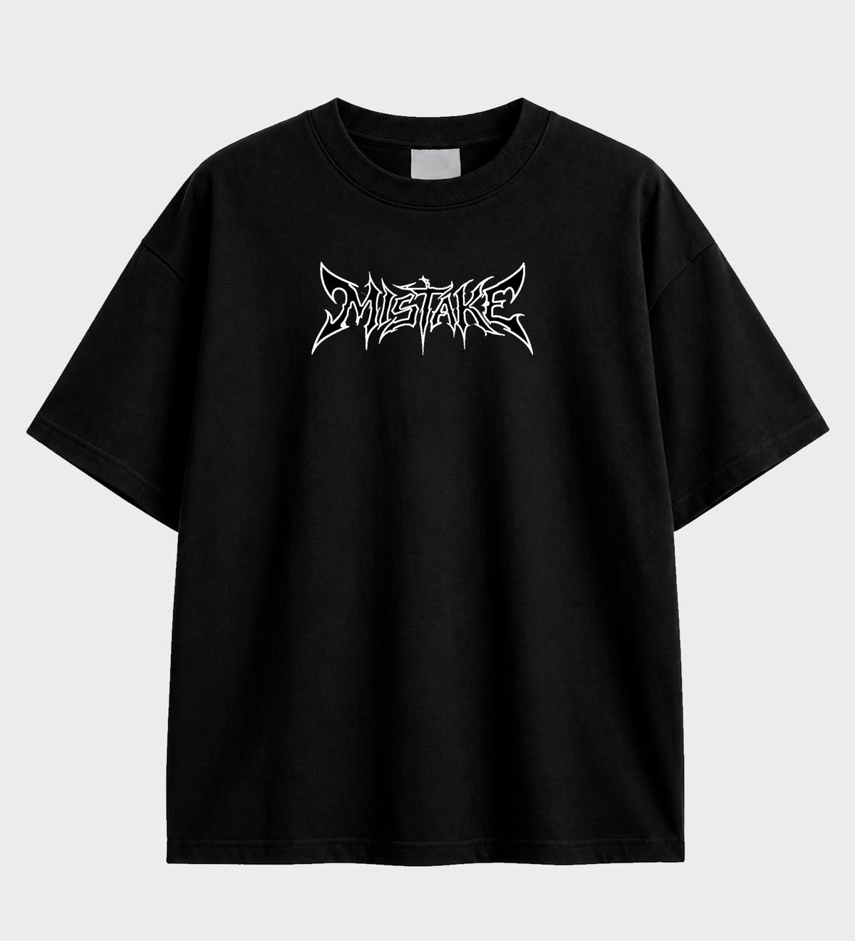 Camiseta oversized Knuckles Cowboy Sonic – frente, cor preta