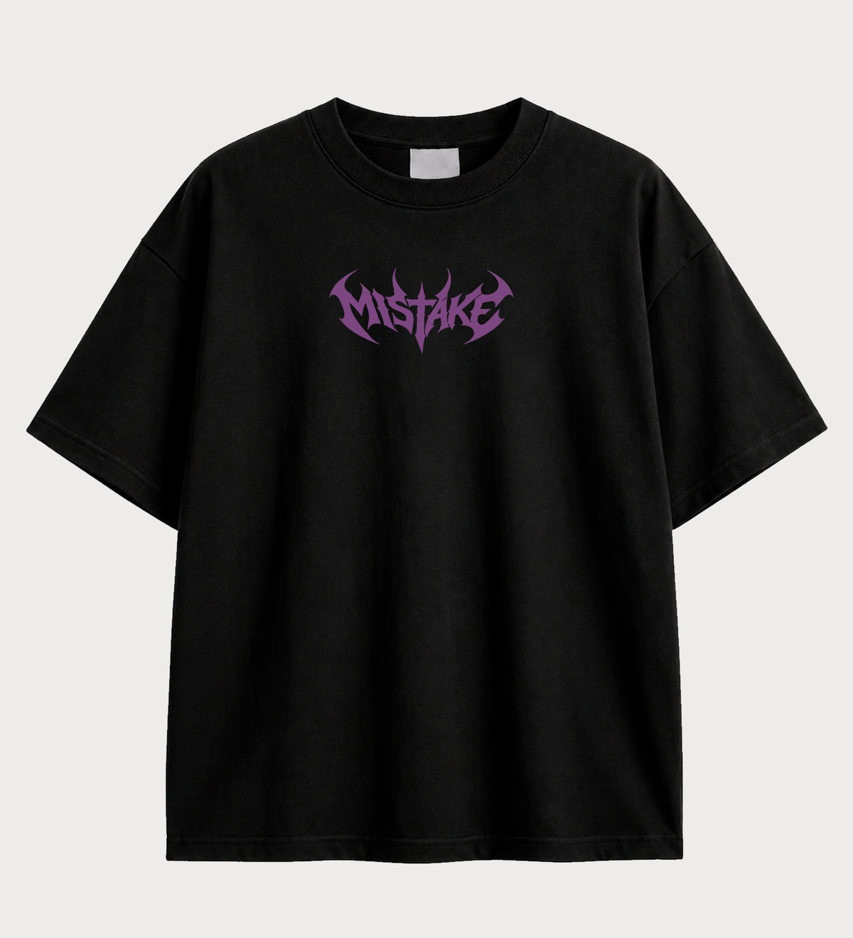 Camiseta oversized Piccolo Namekusei – frente, cor preta