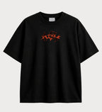 Camiseta oversized Pokémon Ash Master of All – frente, cor preta