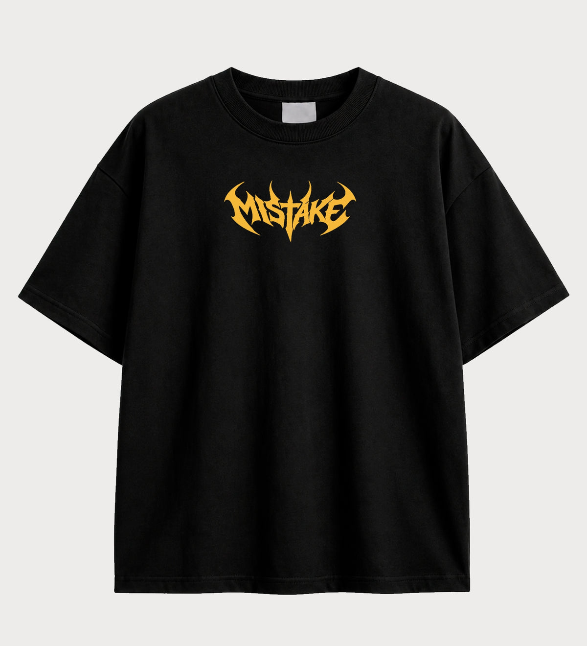 Camiseta oversized Pokémon Catch Them All Again – frente, cor preta