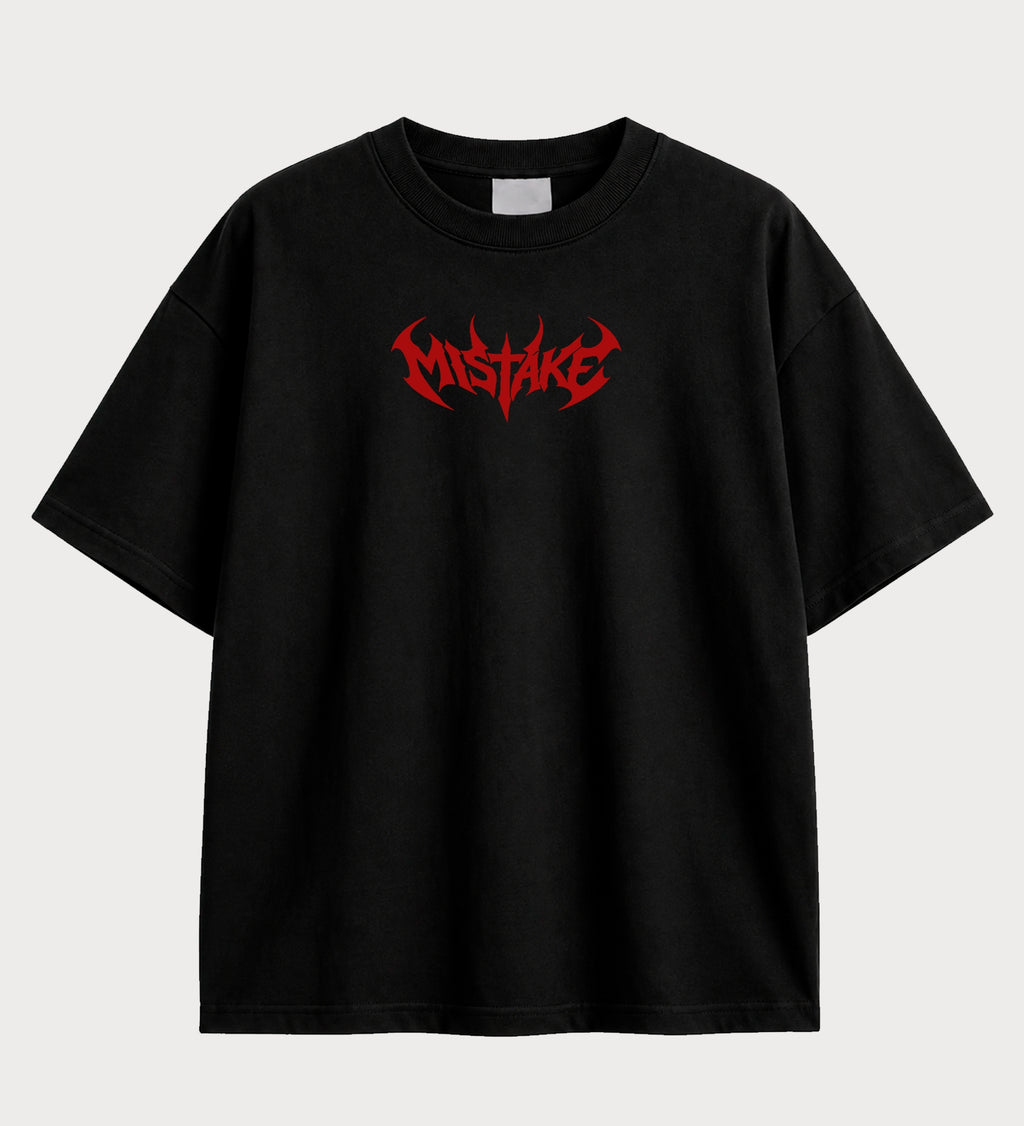 Camiseta oversized Sonic Street Style – frente, cor preta