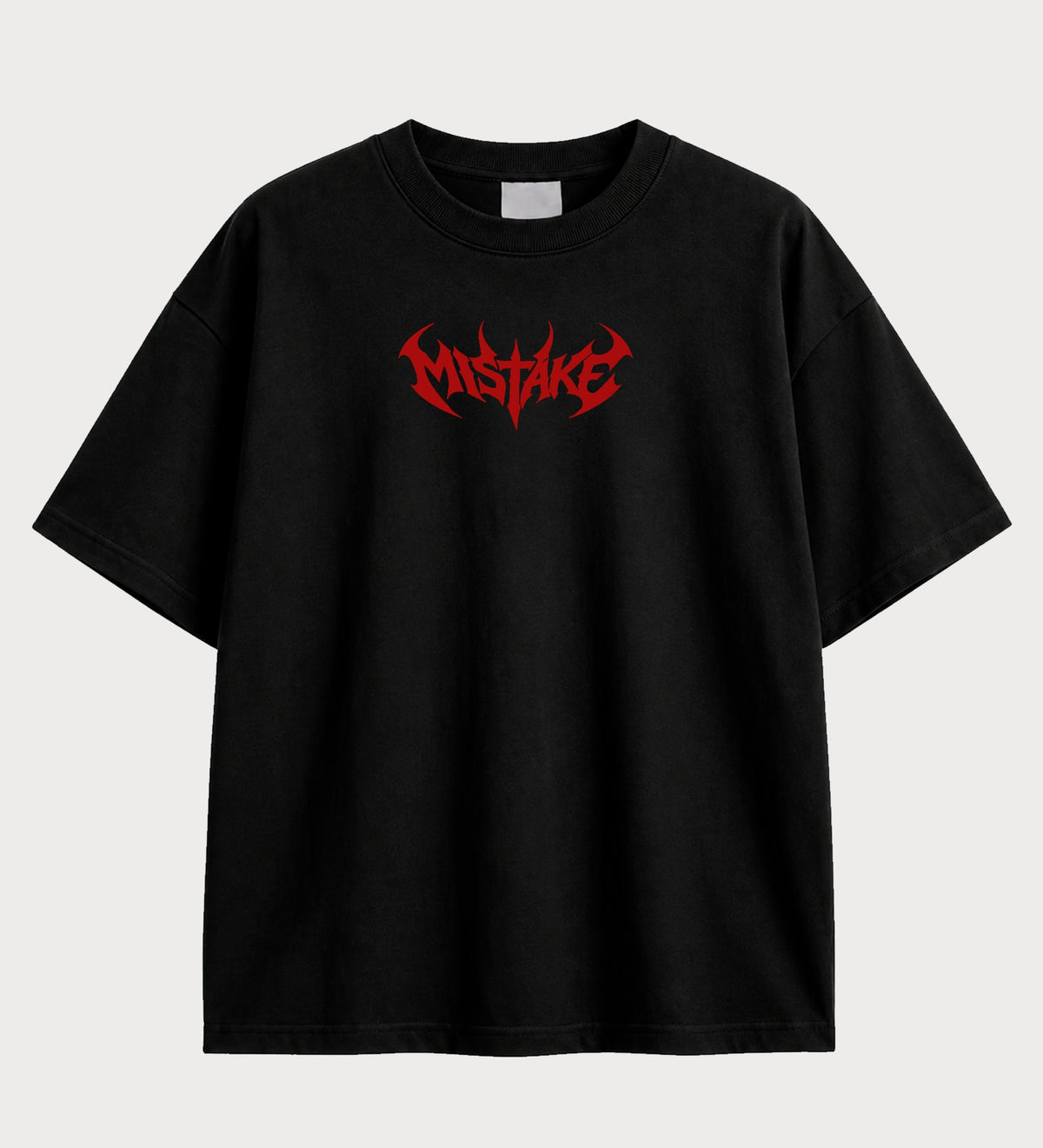 Camiseta oversized Sonic Street Style – frente, cor preta